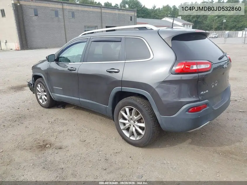 2018 JEEP CHEROKEE VIN 1C4PJMDB0JD532860 — фото 3