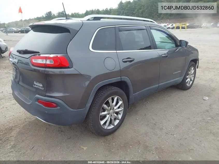 2018 JEEP CHEROKEE VIN 1C4PJMDB0JD532860 — фото 4