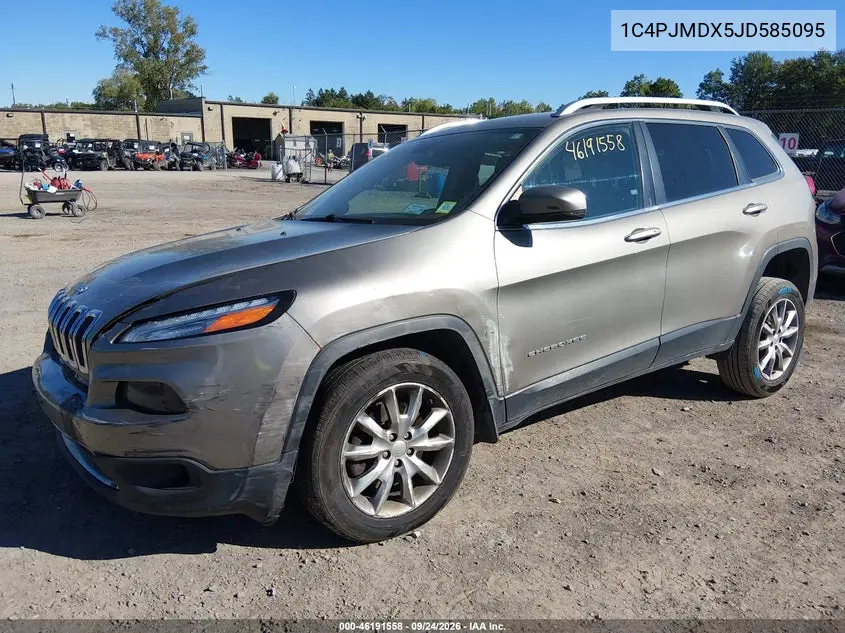 2018 JEEP CHEROKEE VIN 1C4PJMDX5JD585095 — фото 2