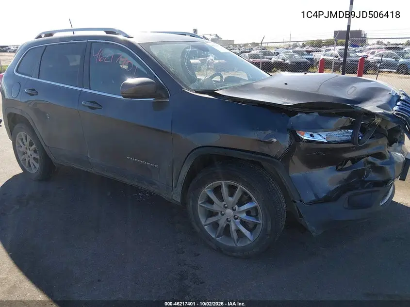 JEEP CHEROKEE 2018, VIN 1C4PJMDB9JD506418