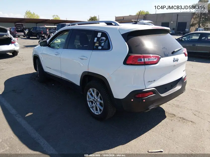 2018 JEEP CHEROKEE VIN 1C4PJMCB3JD586316 — фото 3