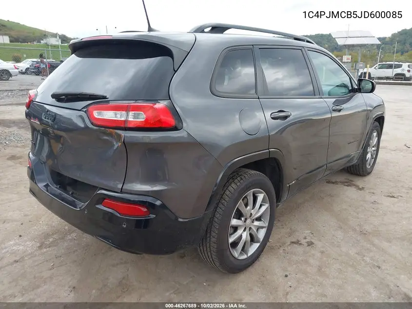 2018 JEEP CHEROKEE VIN 1C4PJMCB5JD600085 — фото 4
