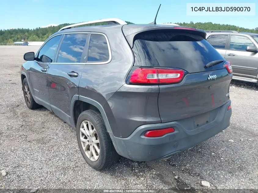 2018 JEEP CHEROKEE VIN 1C4PJLLB3JD590070 — фото 3