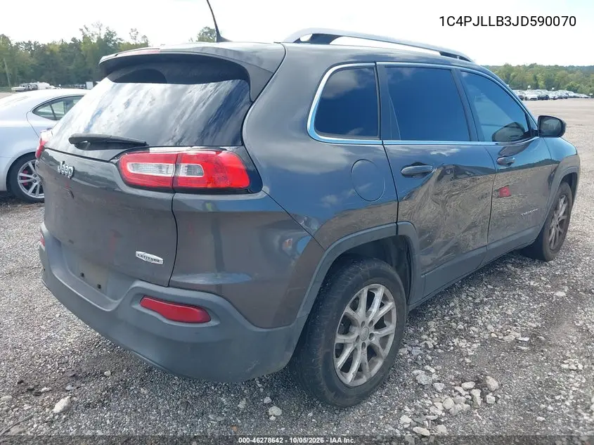 2018 JEEP CHEROKEE VIN 1C4PJLLB3JD590070 — фото 4