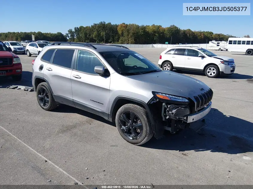 JEEP CHEROKEE 2018, VIN 1C4PJMCB3JD505377