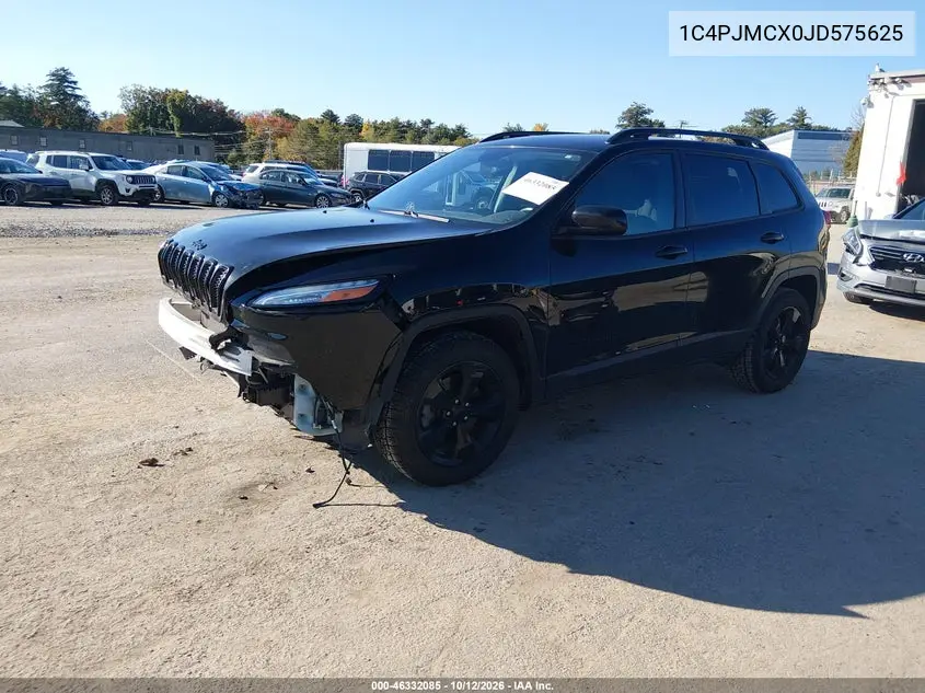 2018 JEEP CHEROKEE VIN 1C4PJMCX0JD575625 — фото 2