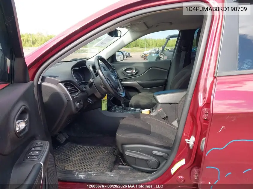 2019 JEEP CHEROKEE VIN 1C4PJMAB8KD190709 — фото 20