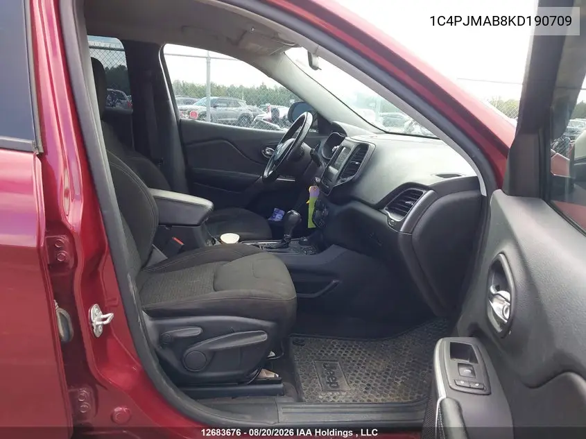 2019 JEEP CHEROKEE VIN 1C4PJMAB8KD190709 — фото 5