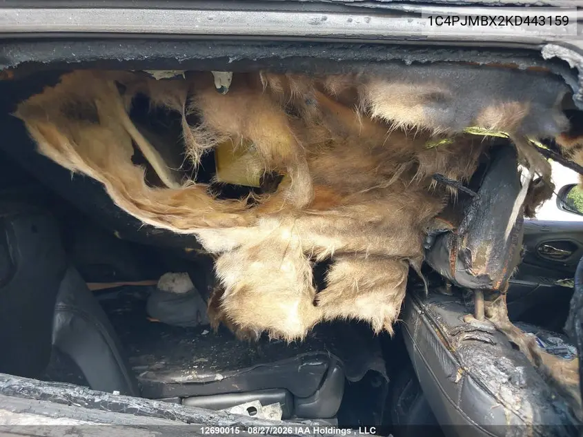 2019 JEEP CHEROKEE VIN 1C4PJMBX2KD443159 — фото 8