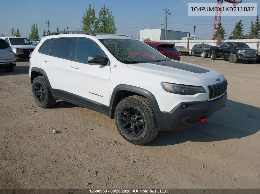 JEEP CHEROKEE 2019, VIN 1C4PJMBX1KD211037