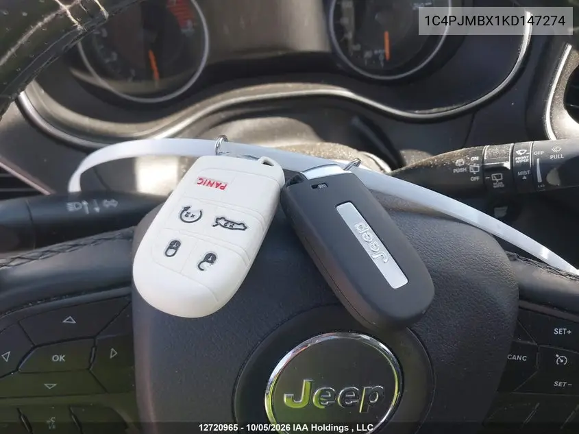 2019 JEEP CHEROKEE VIN 1C4PJMBX1KD147274 — фото 10