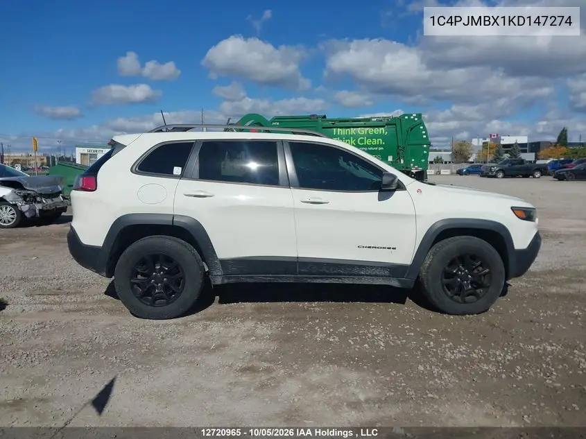 2019 JEEP CHEROKEE VIN 1C4PJMBX1KD147274 — фото 12