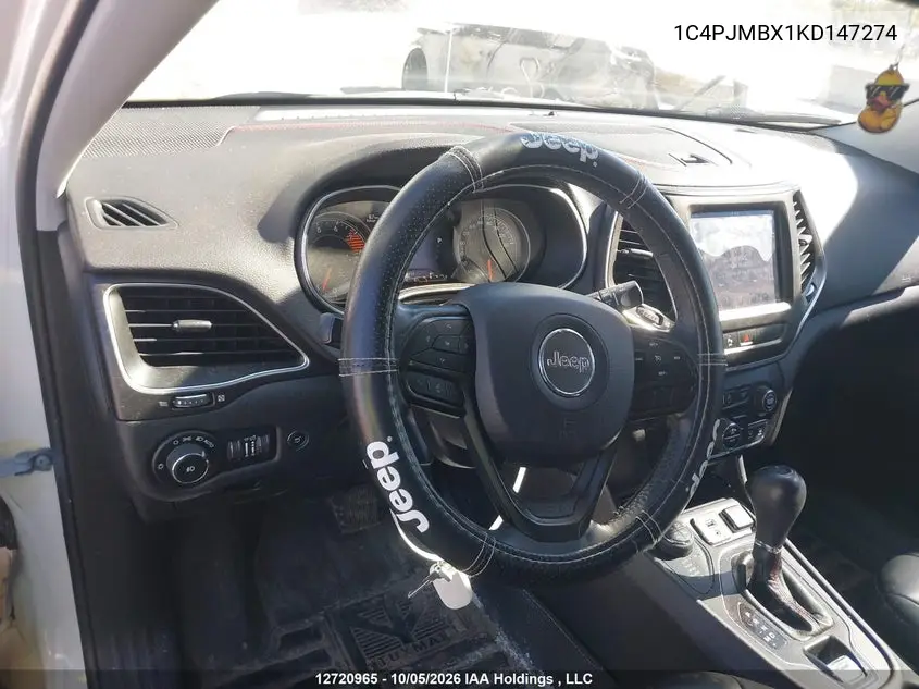 2019 JEEP CHEROKEE VIN 1C4PJMBX1KD147274 — фото 16