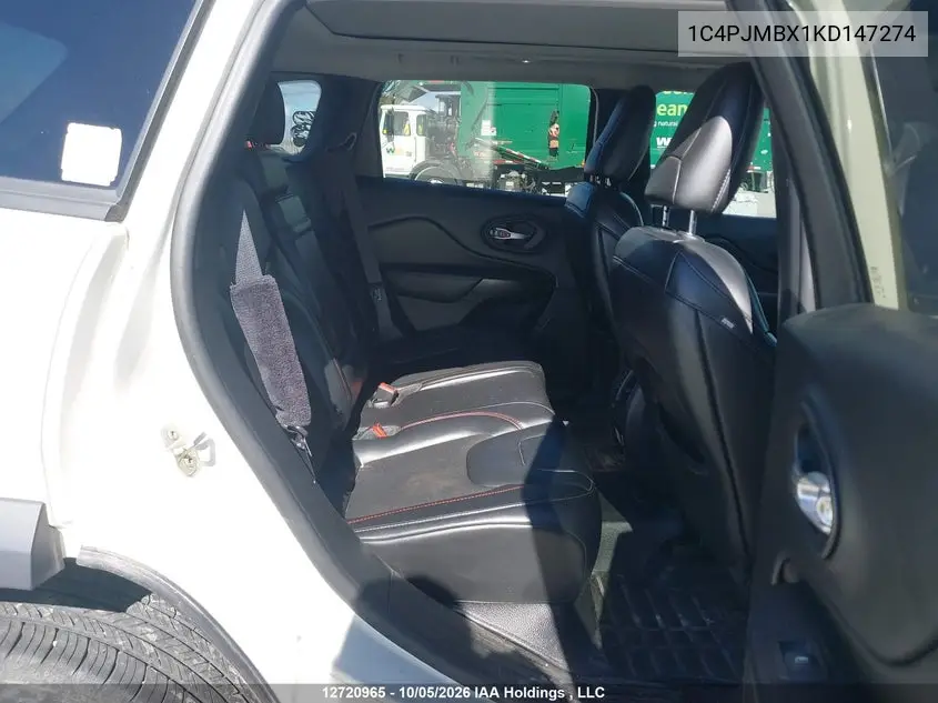 2019 JEEP CHEROKEE VIN 1C4PJMBX1KD147274 — фото 8