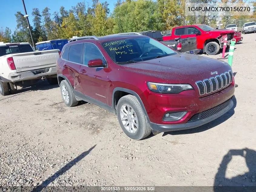 JEEP CHEROKEE 2019, VIN 1C4PJMCX7KD156270