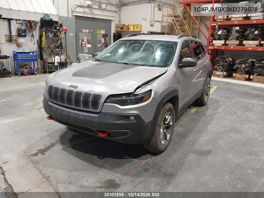 2019 JEEP CHEROKEE VIN 1C4PJMBX3KD279078 — фото 2