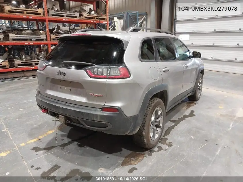 2019 JEEP CHEROKEE VIN 1C4PJMBX3KD279078 — фото 4