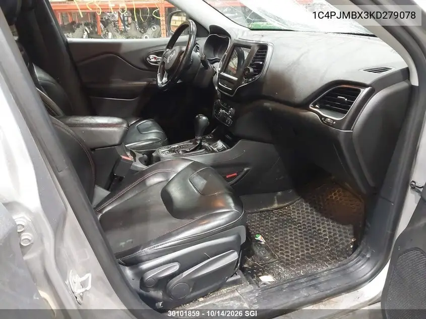 2019 JEEP CHEROKEE VIN 1C4PJMBX3KD279078 — фото 5