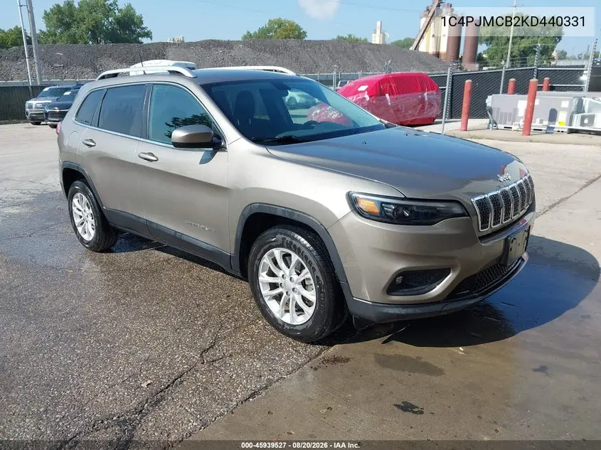 JEEP CHEROKEE 2019, VIN 1C4PJMCB2KD440331