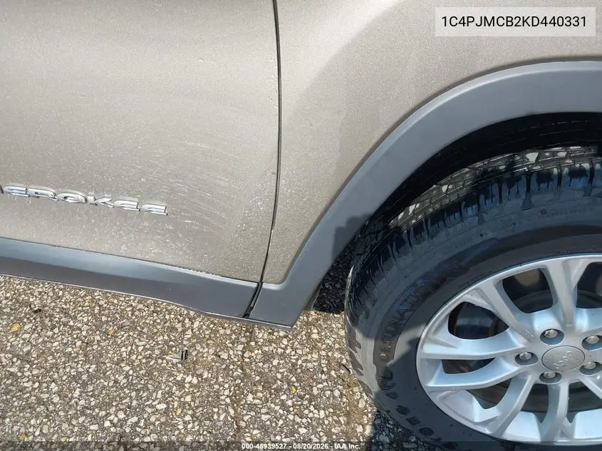 2019 JEEP CHEROKEE VIN 1C4PJMCB2KD440331 — фото 12
