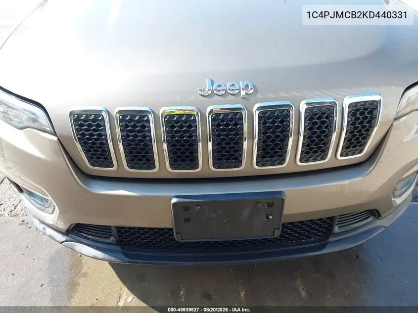2019 JEEP CHEROKEE VIN 1C4PJMCB2KD440331 — фото 16
