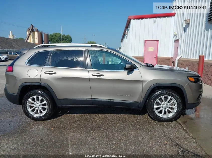 2019 JEEP CHEROKEE VIN 1C4PJMCB2KD440331 — фото 19