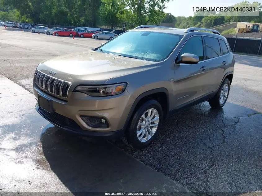 2019 JEEP CHEROKEE VIN 1C4PJMCB2KD440331 — фото 2