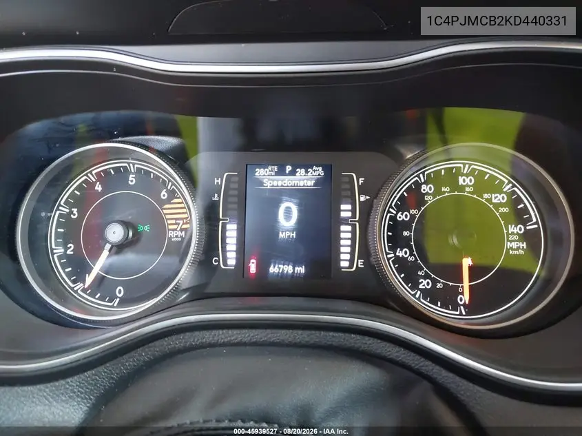 2019 JEEP CHEROKEE VIN 1C4PJMCB2KD440331 — фото 7