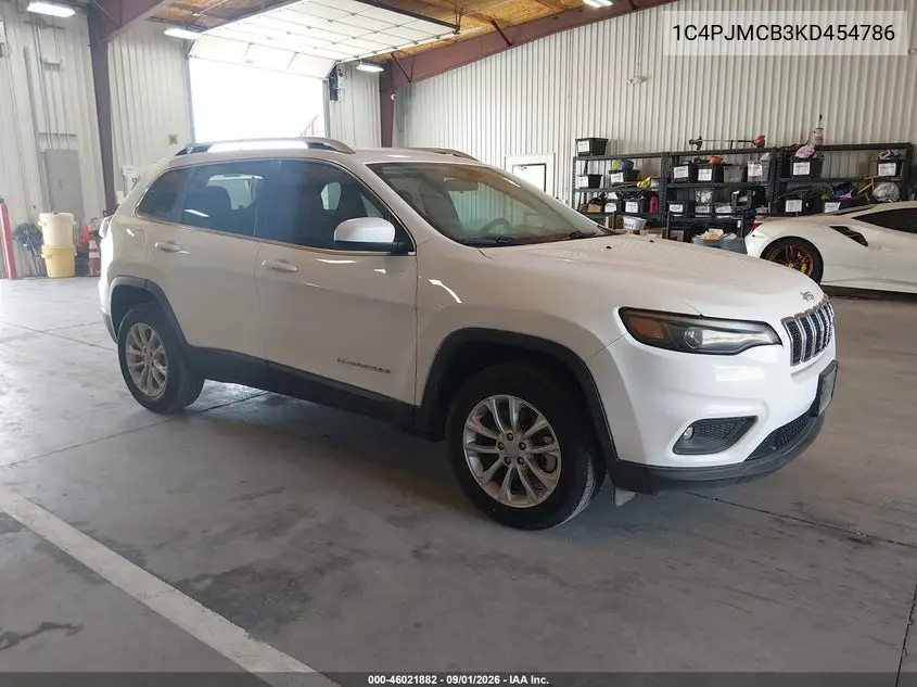 JEEP CHEROKEE 2019, VIN 1C4PJMCB3KD454786