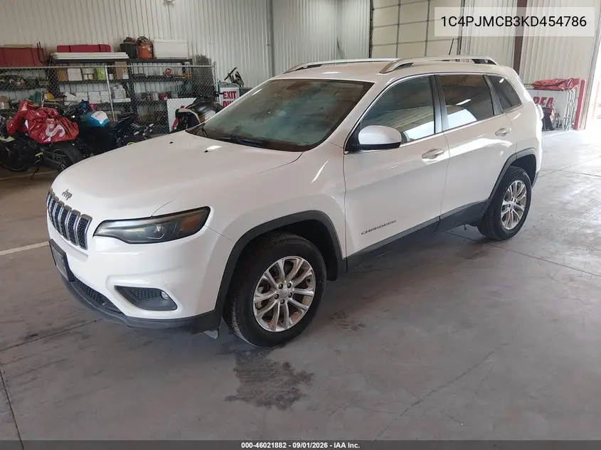 2019 JEEP CHEROKEE VIN 1C4PJMCB3KD454786 — фото 2