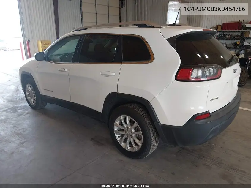 2019 JEEP CHEROKEE VIN 1C4PJMCB3KD454786 — фото 3
