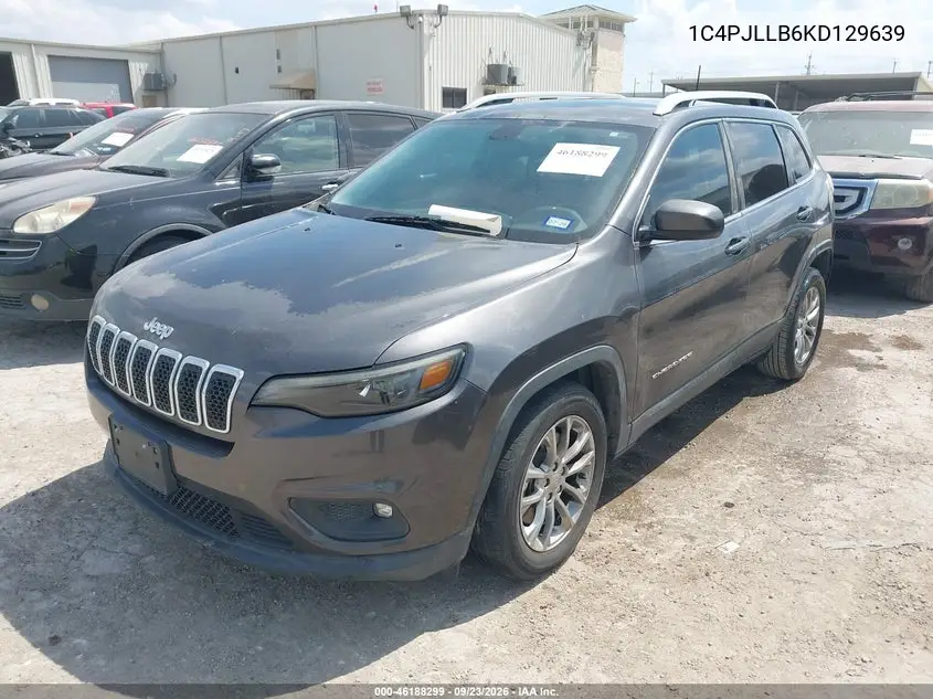 2019 JEEP CHEROKEE VIN 1C4PJLLB6KD129639 — фото 2