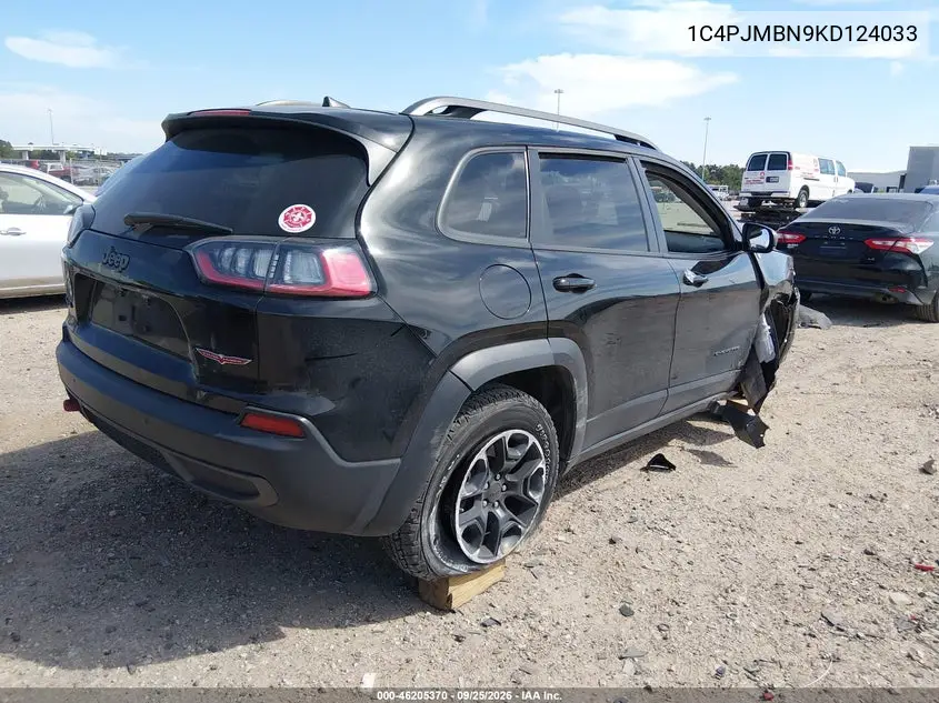 2019 JEEP CHEROKEE VIN 1C4PJMBN9KD124033 — фото 4