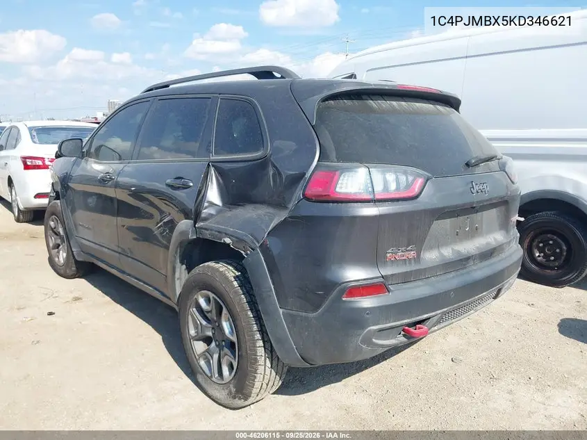 2019 JEEP CHEROKEE VIN 1C4PJMBX5KD346621 — фото 3