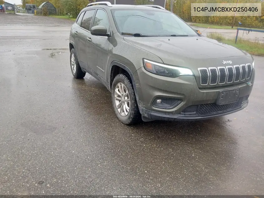 JEEP CHEROKEE 2019, VIN 1C4PJMCBXKD250406