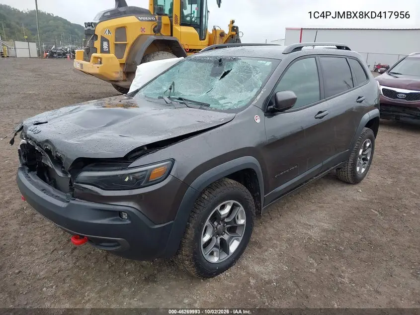 2019 JEEP CHEROKEE VIN 1C4PJMBX8KD417956 — фото 2