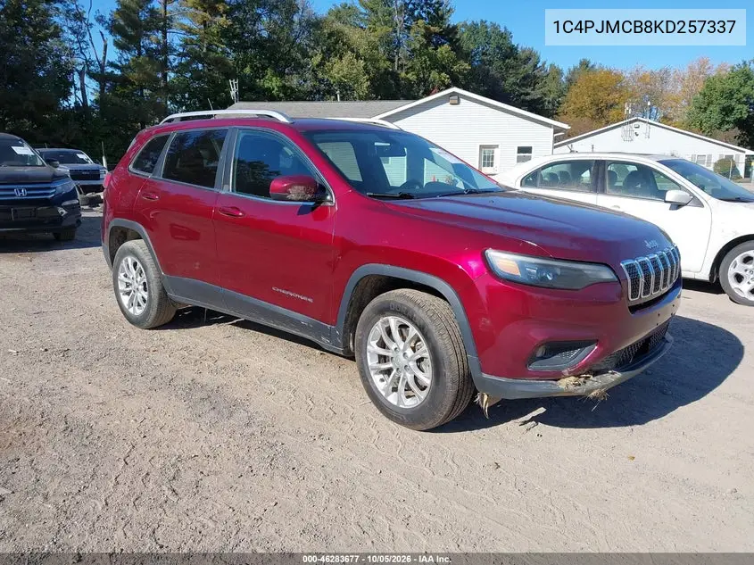 JEEP CHEROKEE 2019, VIN 1C4PJMCB8KD257337