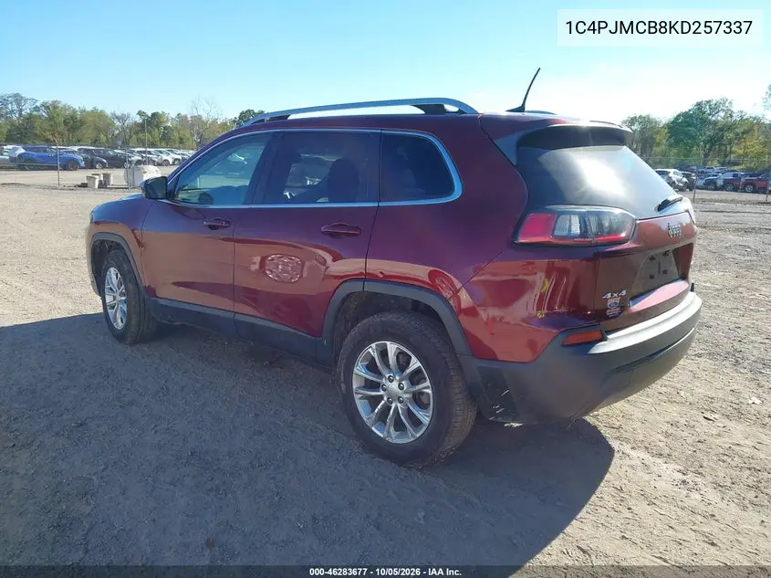 2019 JEEP CHEROKEE VIN 1C4PJMCB8KD257337 — фото 3
