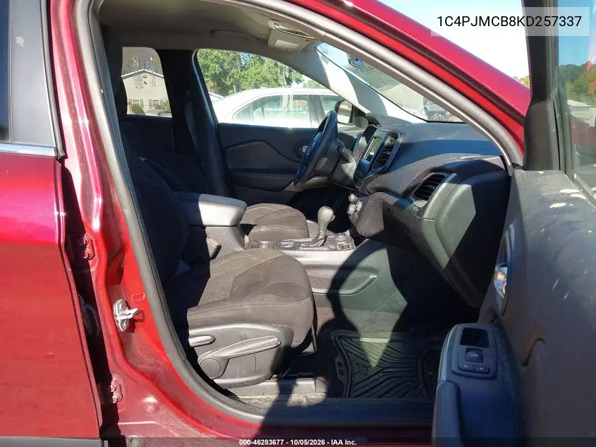 2019 JEEP CHEROKEE VIN 1C4PJMCB8KD257337 — фото 5