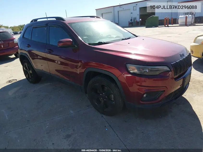 JEEP CHEROKEE 2019, VIN 1C4PJLLB7KD296088