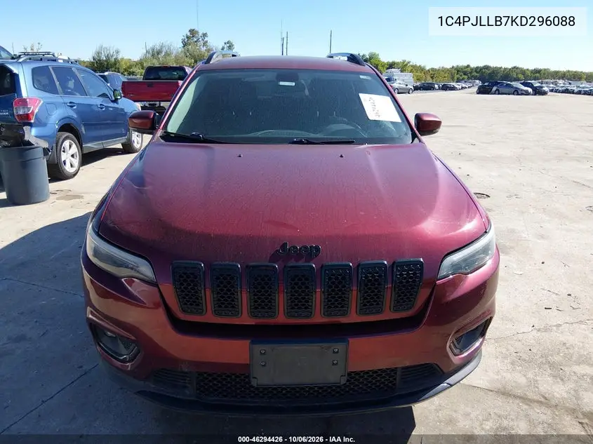 2019 JEEP CHEROKEE VIN 1C4PJLLB7KD296088 — фото 12