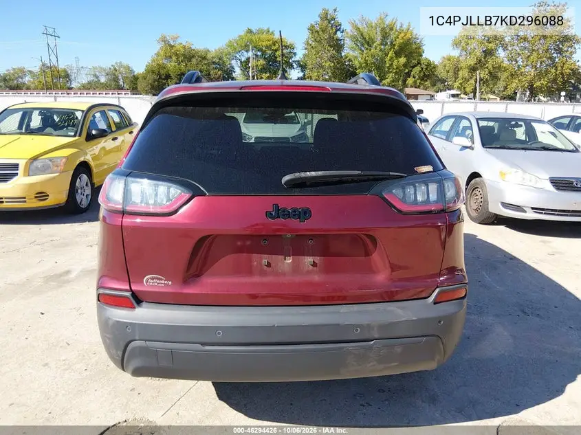 2019 JEEP CHEROKEE VIN 1C4PJLLB7KD296088 — фото 16