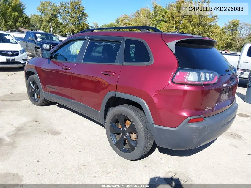 2019 JEEP CHEROKEE VIN 1C4PJLLB7KD296088 — фото 3