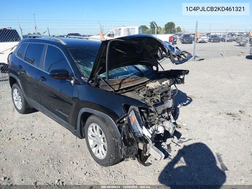 JEEP CHEROKEE 2019, VIN 1C4PJLCB2KD461321