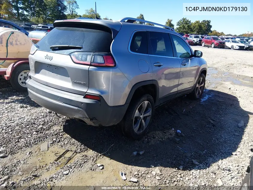 2019 JEEP CHEROKEE VIN 1C4PJMDN0KD179130 — фото 4