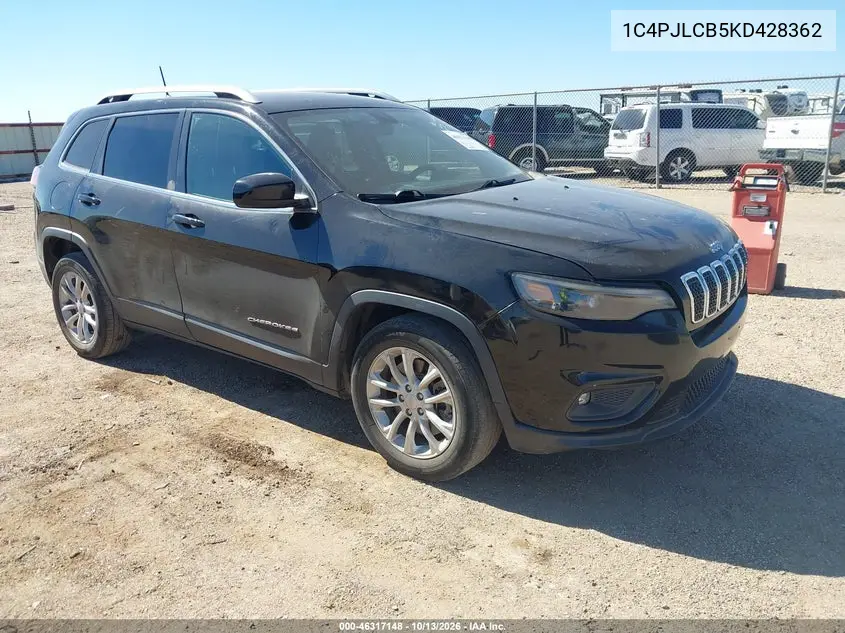 JEEP CHEROKEE 2019, VIN 1C4PJLCB5KD428362