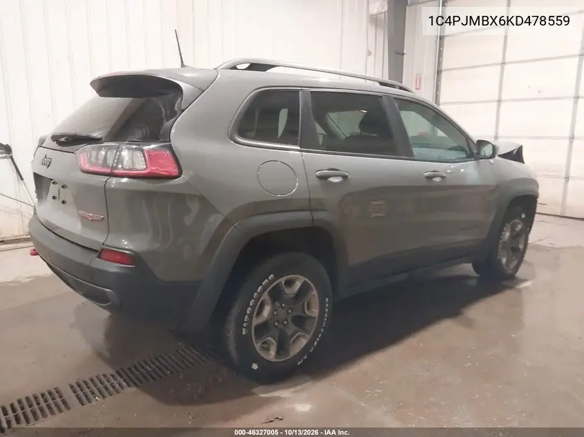 2019 JEEP CHEROKEE VIN 1C4PJMBX6KD478559 — фото 4