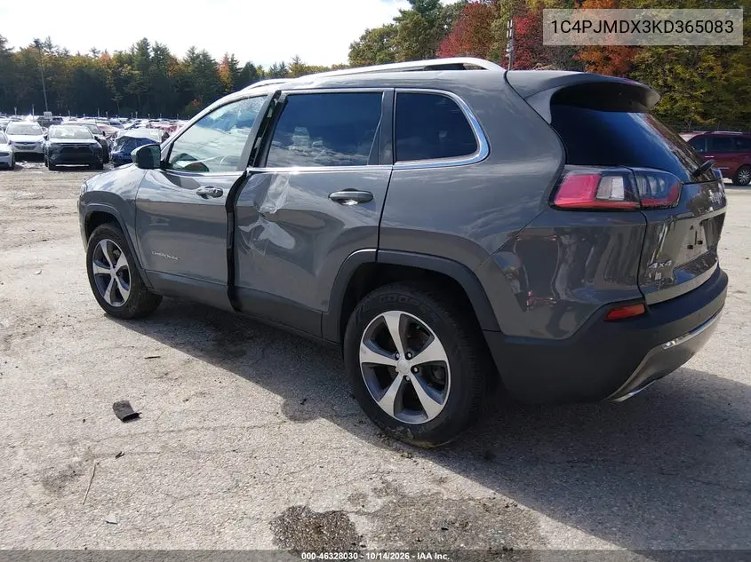2019 JEEP CHEROKEE VIN 1C4PJMDX3KD365083 — фото 3