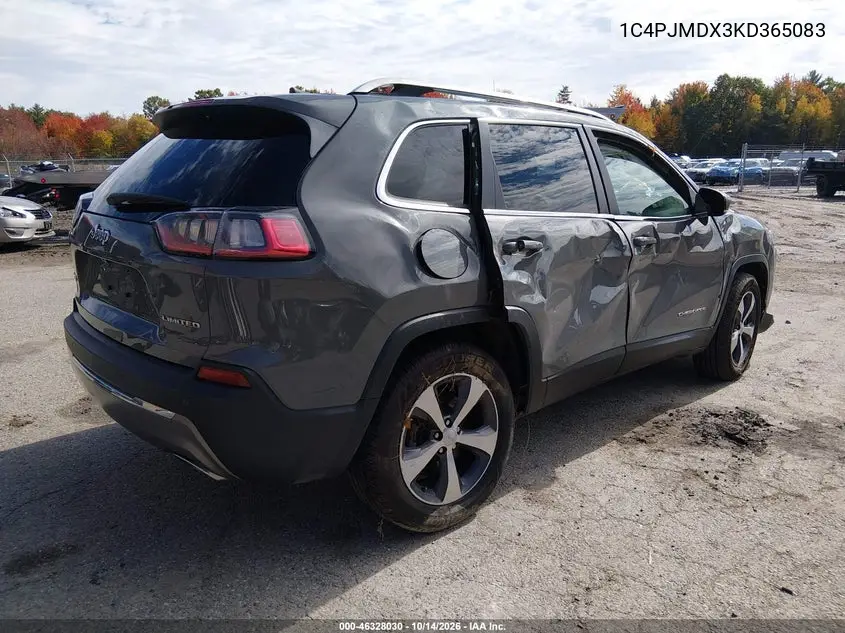 2019 JEEP CHEROKEE VIN 1C4PJMDX3KD365083 — фото 4