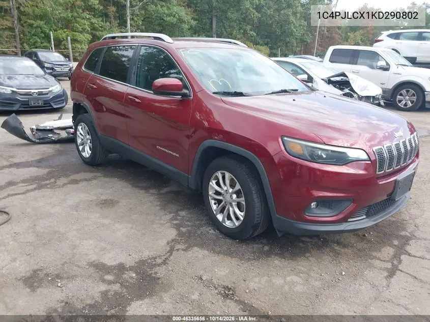 JEEP CHEROKEE 2019, VIN 1C4PJLCX1KD290802